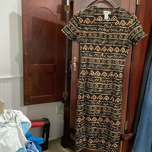 Jacqueline Ferrar short sleeve button down dress 8 petite